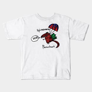 Parachoot Dinosaur Kids T-Shirt